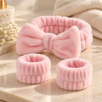 IvaNaturals 3 delat set – hårband och handledsband